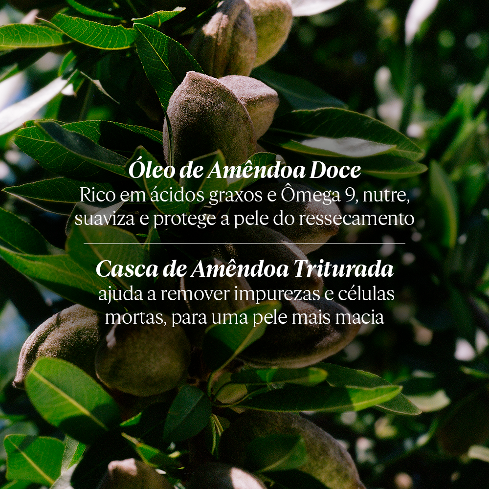 Sabonete Esfoliante Corporal de Amêndoa 50g, , large image number 2